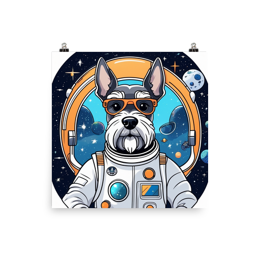 PugMug Custom Miniature Schnauzer Poster