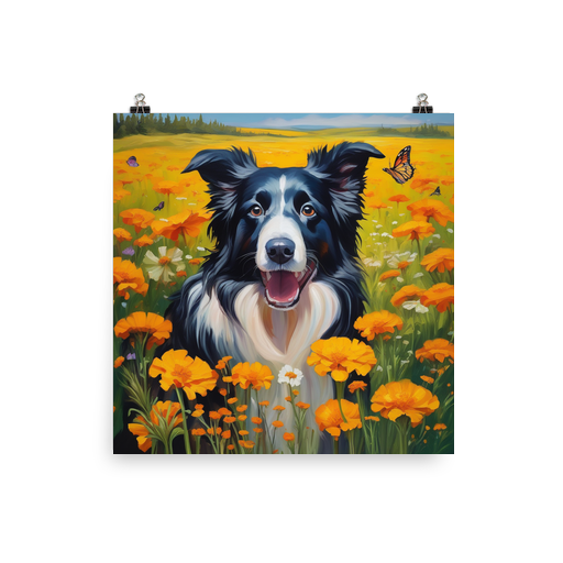 PugMug Custom Border Collie Poster