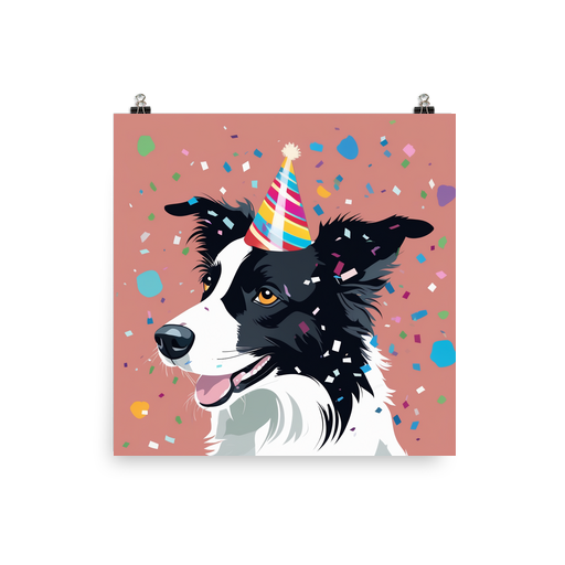PugMug Custom Border Collie Poster