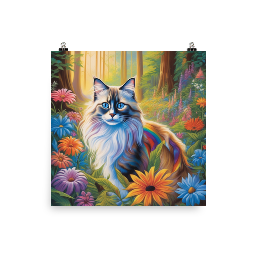 PugMug Custom Tabby Ragdoll Cat Poster