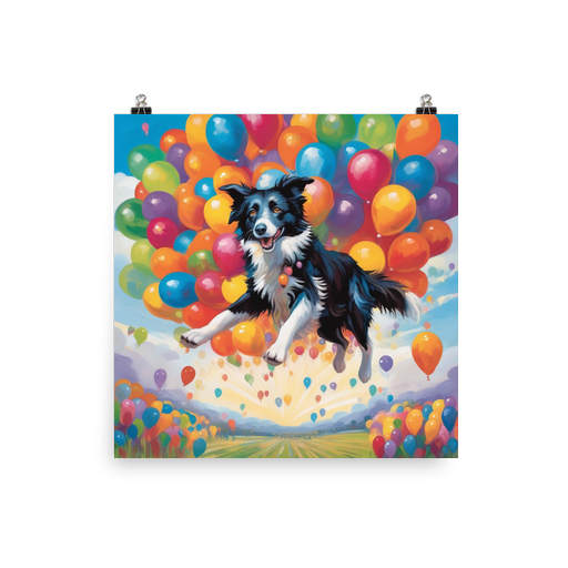 PugMug Custom Border Collie Poster