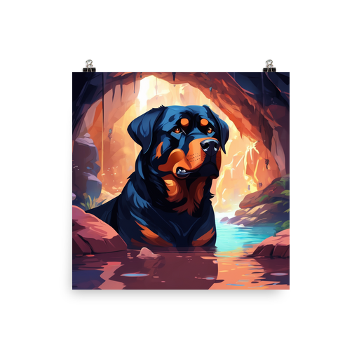 PugMug Custom Rottweiler Poster