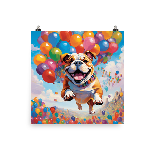 PugMug Custom Bulldog Poster