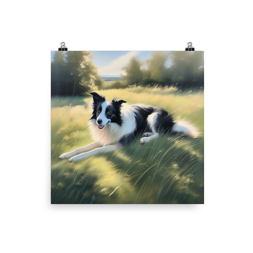 PugMug Custom Border Collie Poster