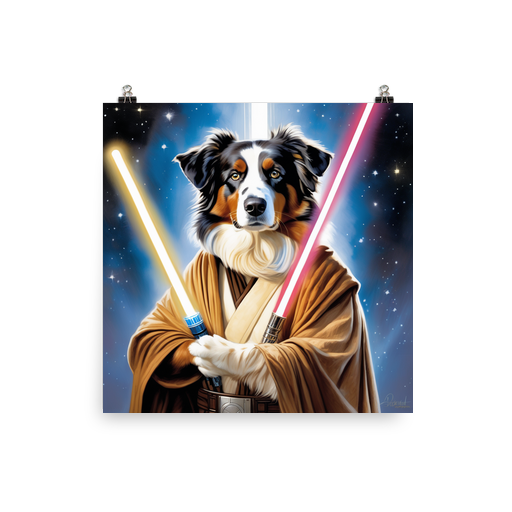 PugMug Custom Australian Shepherd Dog Poster