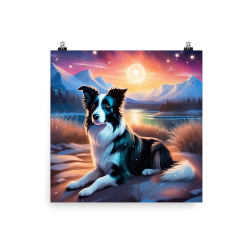 PugMug Custom Border Collie Poster