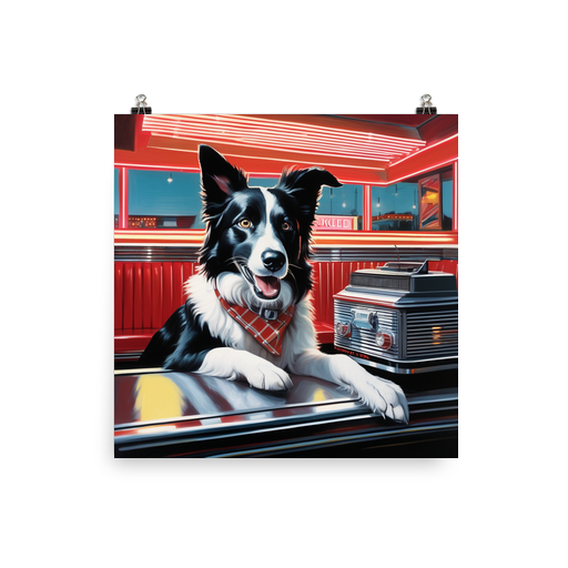 PugMug Custom Border Collie Poster