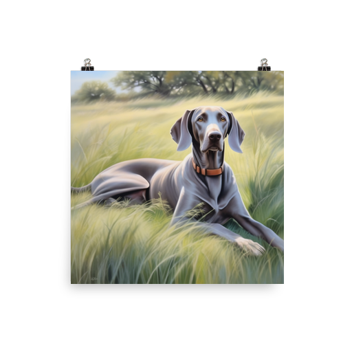 PugMug Custom Weimaraner Poster