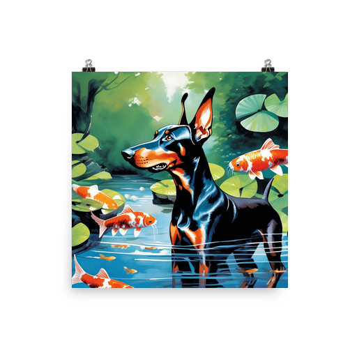 PugMug Custom Doberman Pinscher Poster