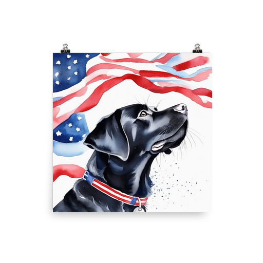 PugMug Custom Black Labrador Retriever Poster