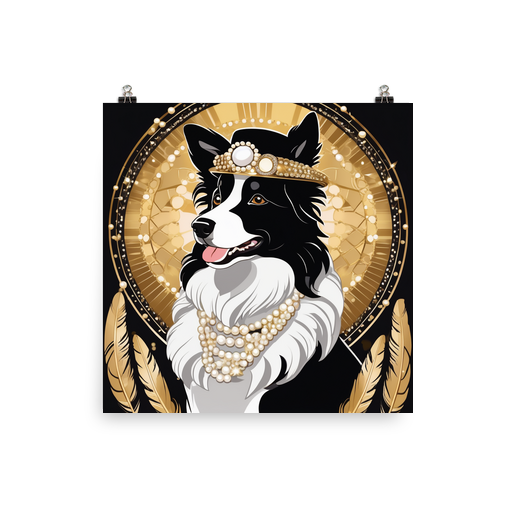 PugMug Custom Border Collie Poster