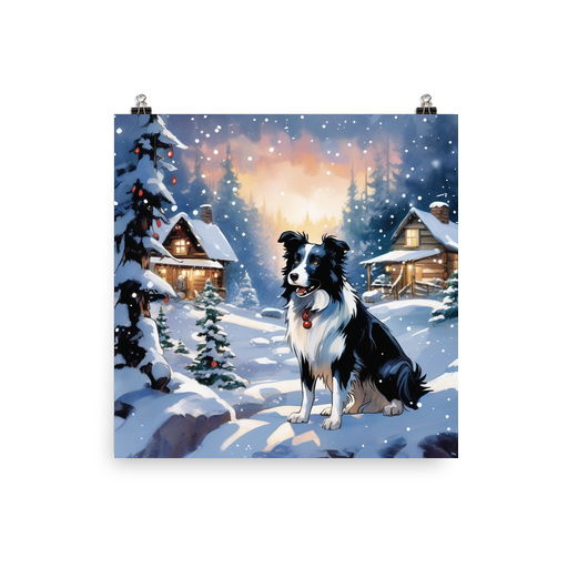 PugMug Custom Border Collie Poster