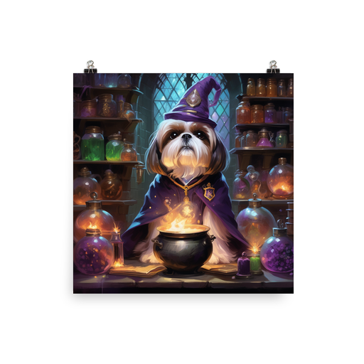 PugMug Custom Shih Tzu Poster