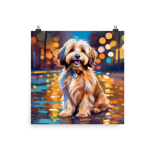 PugMug Custom Tan Havanese Dog Poster