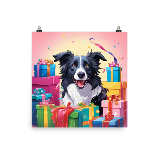 PugMug Custom Border Collie Poster