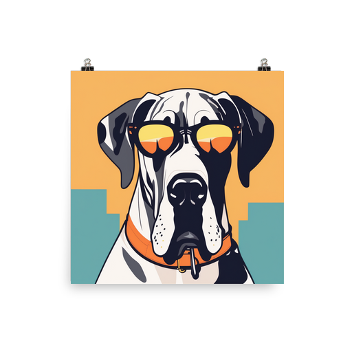 PugMug Custom Great Dane Poster
