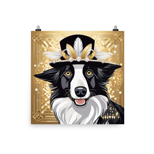 PugMug Custom Border Collie Poster