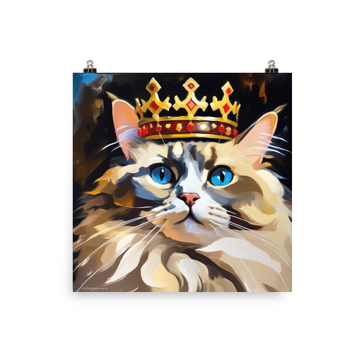 PugMug Custom Tabby Ragdoll Cat Poster