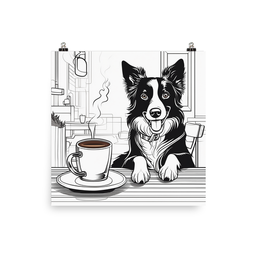 PugMug Custom Border Collie Poster