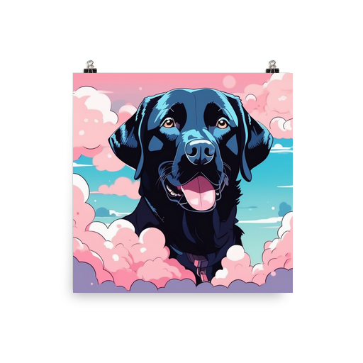 PugMug Custom Black Labrador Retriever Poster