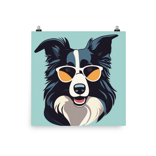 PugMug Custom Border Collie Poster