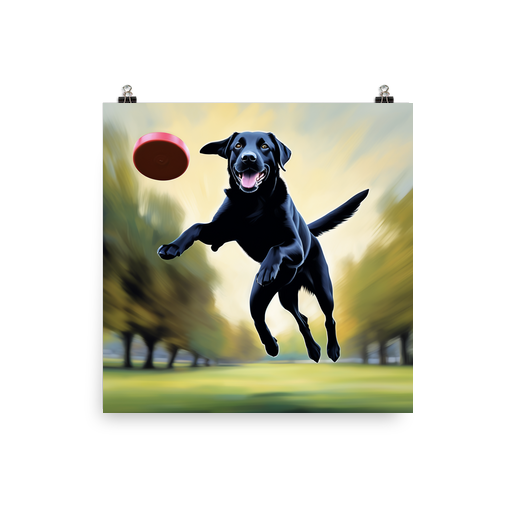 PugMug Custom Black Labrador Retriever Poster