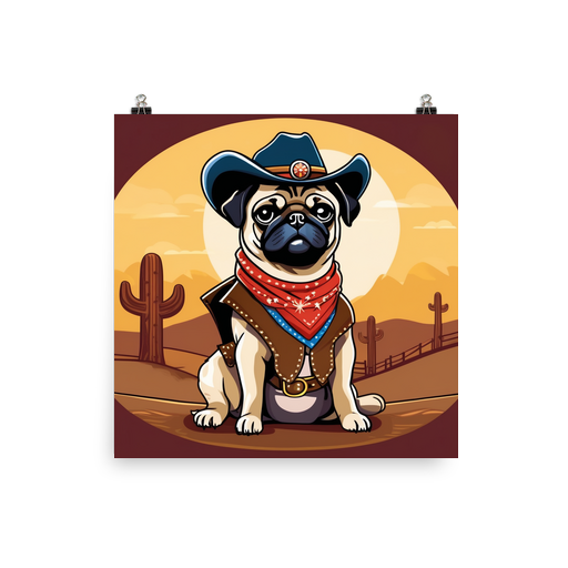 PugMug Custom Pug Poster