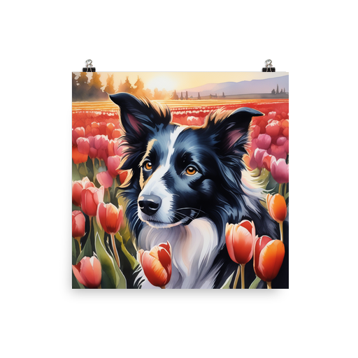 PugMug Custom Border Collie Poster