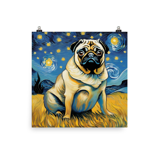 PugMug Custom Pug Poster