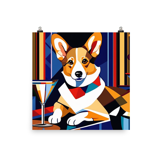 PugMug Custom Pembroke Welsh Corgi Poster