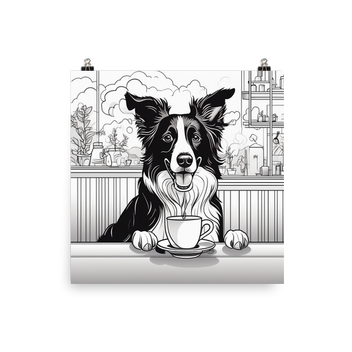 PugMug Custom Border Collie Poster
