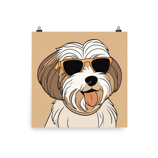PugMug Custom Tan Havanese Dog Poster