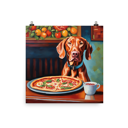 PugMug Custom Vizsla Poster