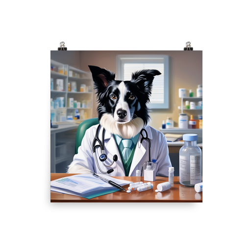 PugMug Custom Border Collie Poster