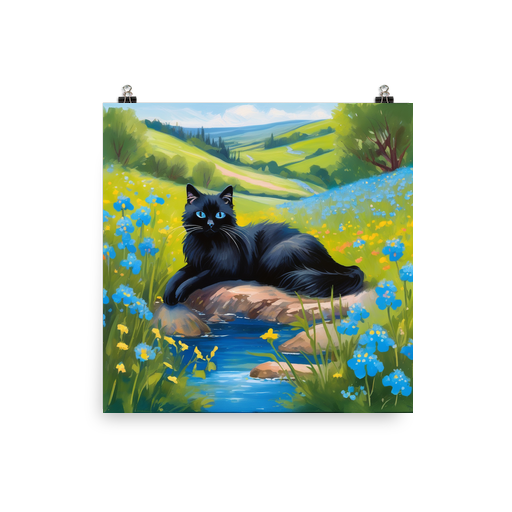 PugMug Custom Black Ragdoll Cat Poster