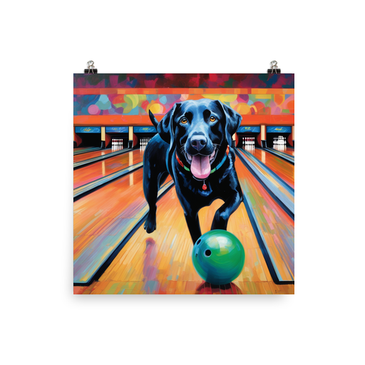 PugMug Custom Black Labrador Retriever Poster