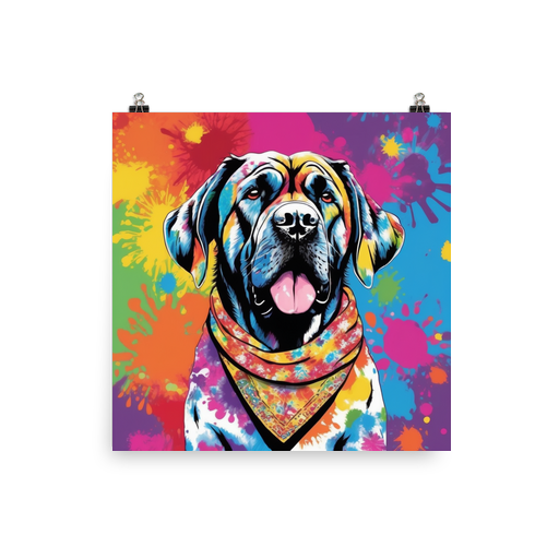PugMug Custom Mastiff Poster