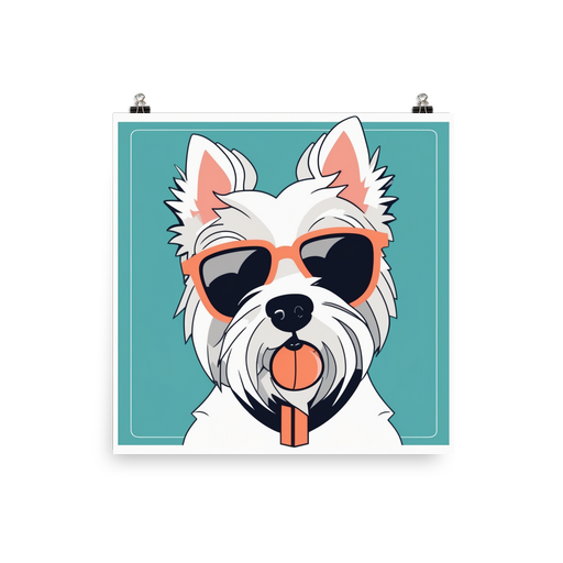 PugMug Custom West Highland White Terrier Poster