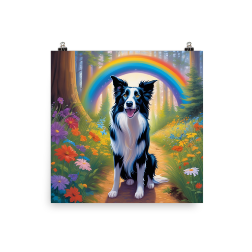 PugMug Custom Border Collie Poster