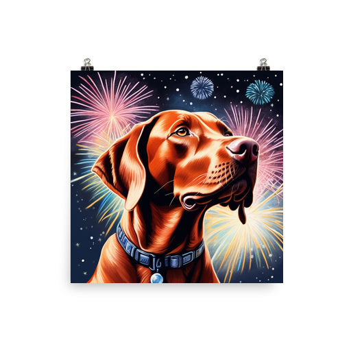 PugMug Custom Vizsla Poster