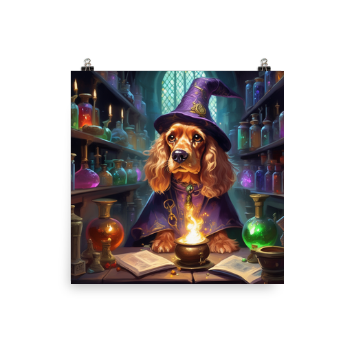 PugMug Custom Cocker Spaniel Poster