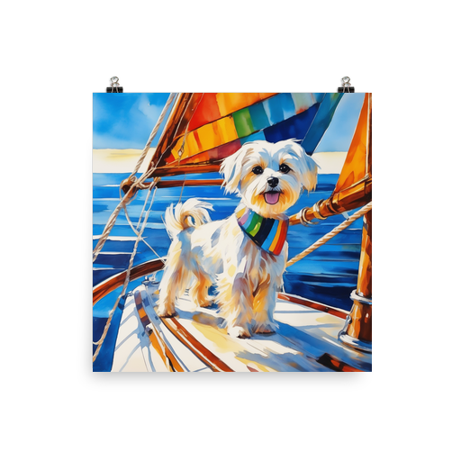PugMug Custom Maltese Dog Poster