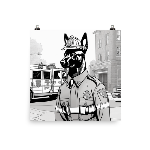 PugMug Custom Belgian Malinois Poster