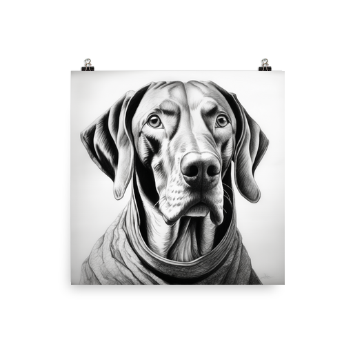 PugMug Custom Vizsla Poster