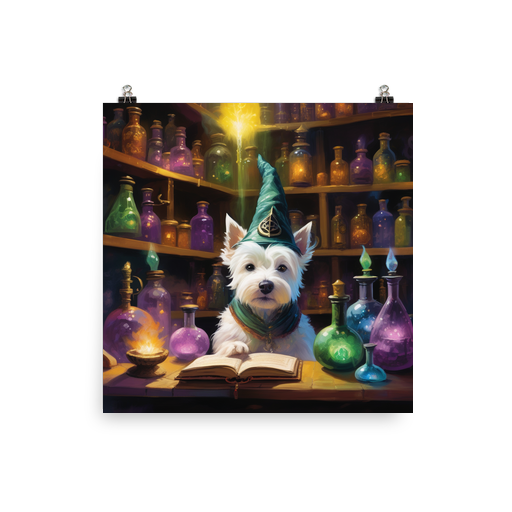 PugMug Custom West Highland White Terrier Poster