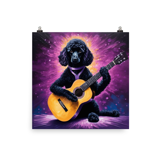 PugMug Custom Black Poodle Poster