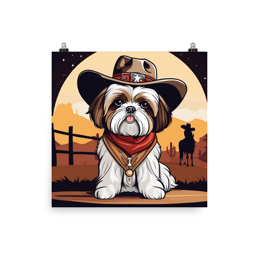 PugMug Custom Shih Tzu Poster