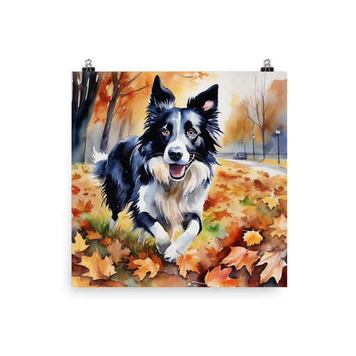 PugMug Custom Border Collie Poster
