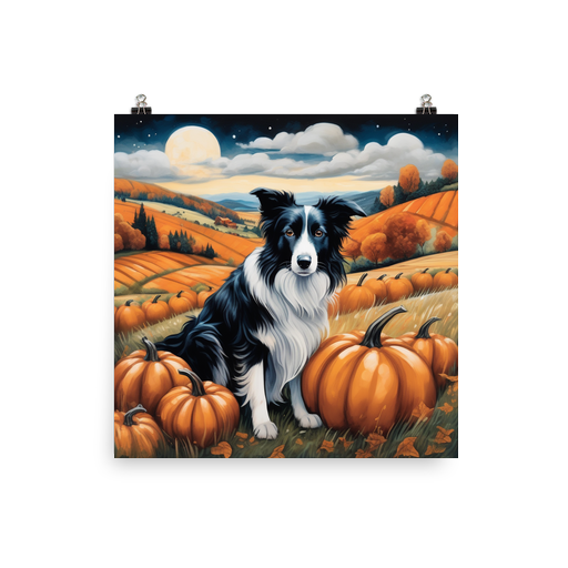 PugMug Custom Border Collie Poster