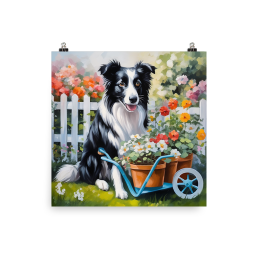 PugMug Custom Border Collie Poster